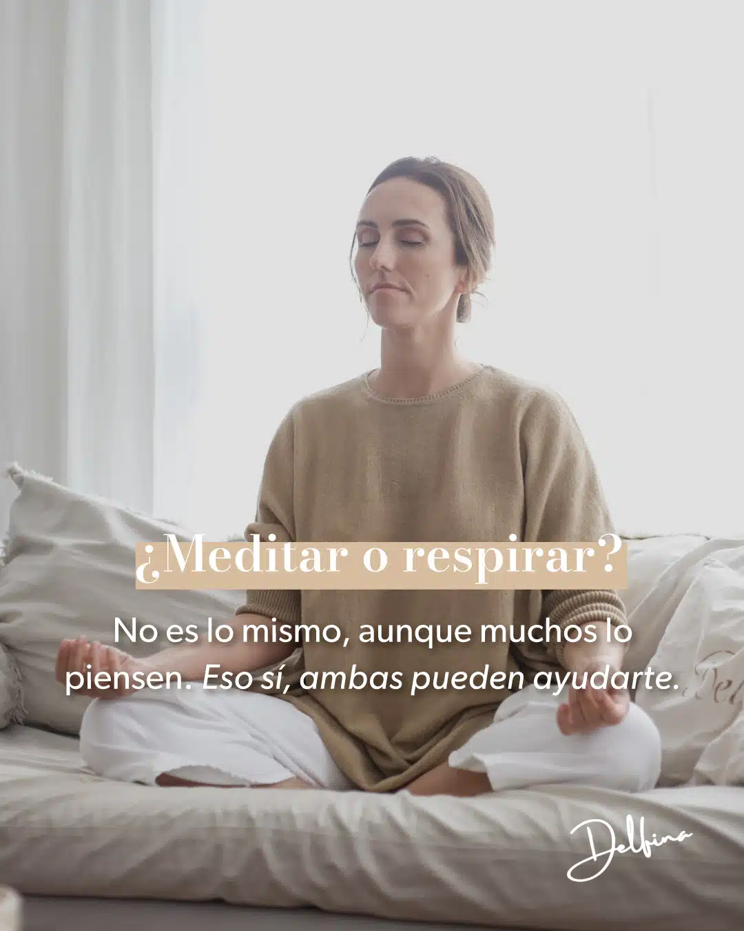 No es lo mismo meditar que respirar: descubrí la diferencia